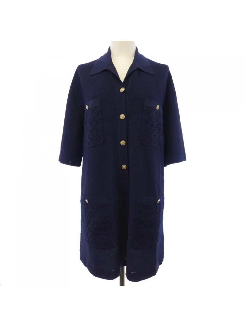 Chanel Tunic Jacket Navy